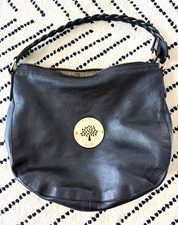 Mulberry Black Medium Shoulder Bag Zip Closur...