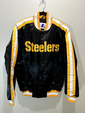    BRAND NEW STARTER PITTSBURGH STEELERS VARSITY JACKET SIZE: Large