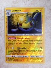 10 verschiedene Pokemonkarten mit Lanturn 50/168 Re-Holo Sturm am Firmament