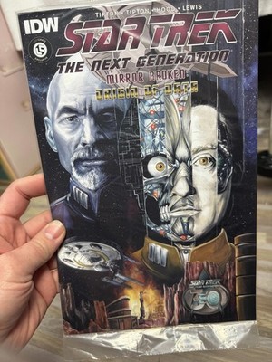 star trek next generation mirror broken origin of data comic sci fi collectible
