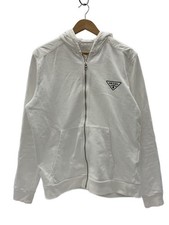 PRADA Zip Parka XL Cotton WHT UJL19A R212 10UF