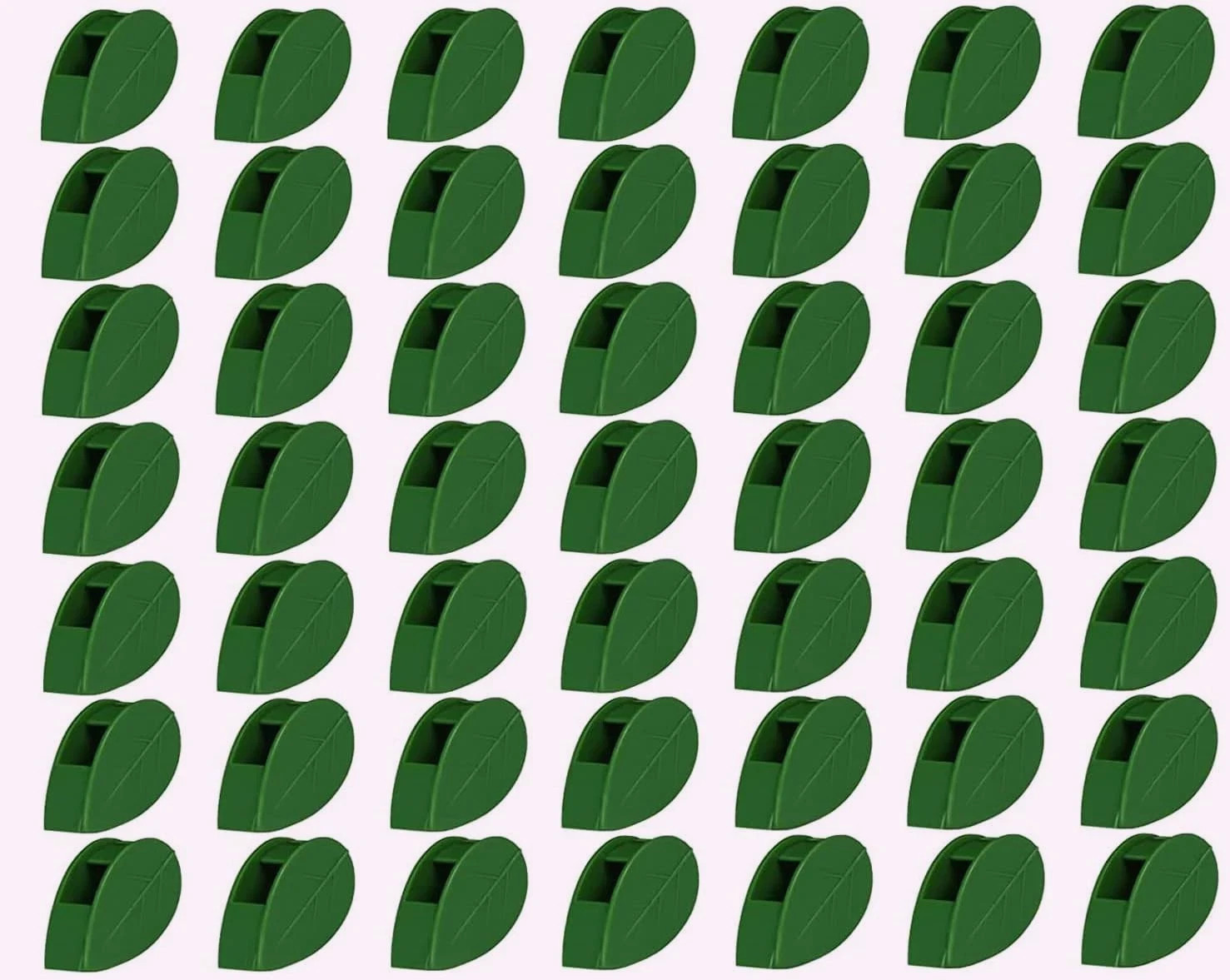 30 Pcs Plant Climbing Wall Fixture Clips with Adhesive Stickers Leaf Shaped