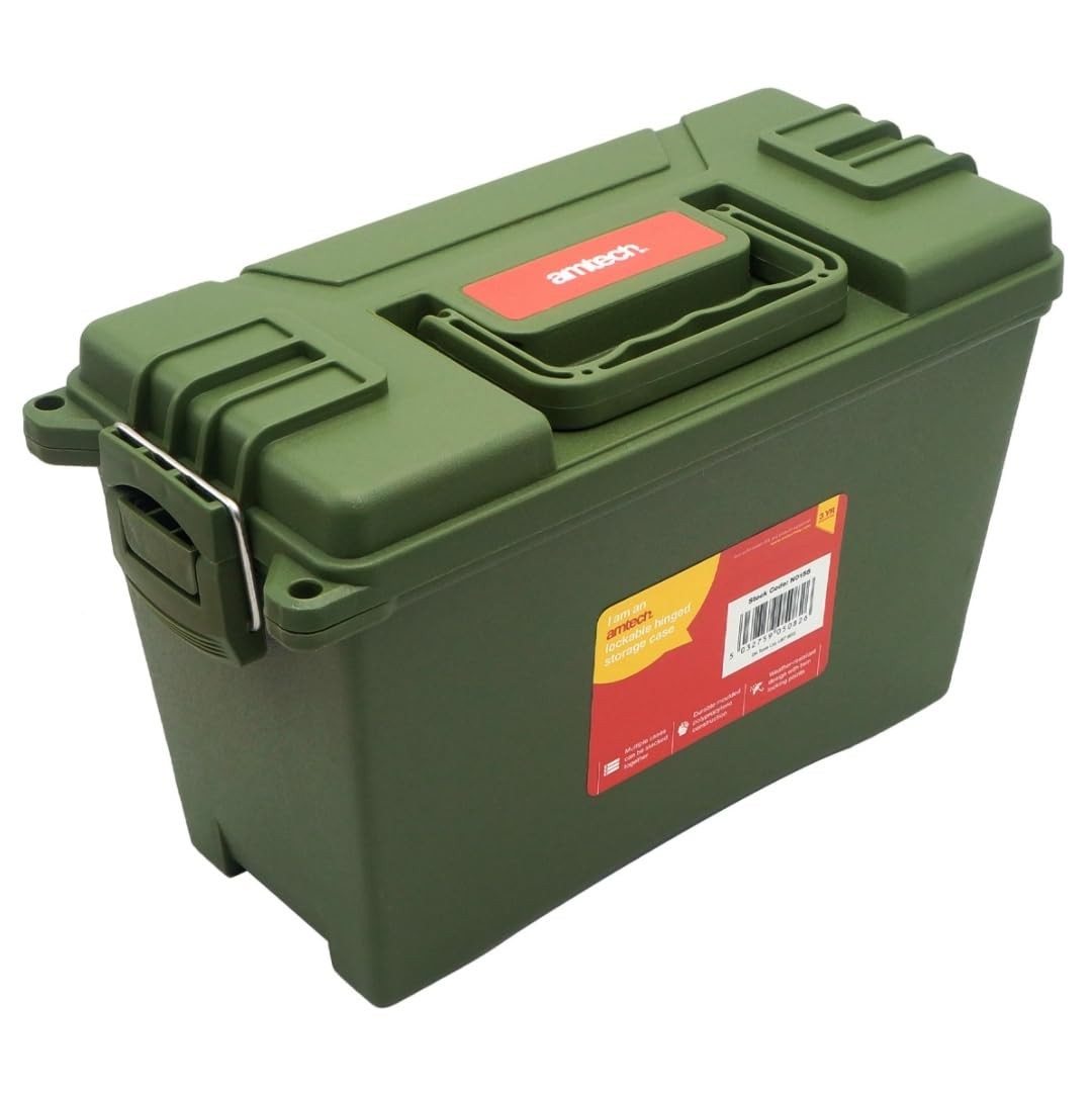 Amtech Waterproof Tool Box Secure Storage, Stackable Design, 4kg Capacity - Image 6