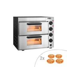 GGM Gastro Elektro Mini Pizzaofen 4+4x20cm Ma...