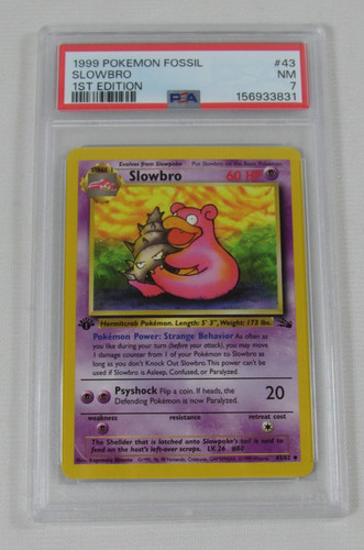 Slowbro (1st Edition) graded PSA 7 for sale on eBay