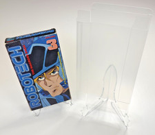 25 Standard VHS Cassette SIZE A Clear Plastic Box Sleeve Protectors Case Display