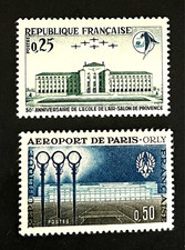FRANCE 1961/65 - TIMBRES NEUFS* YT  1283 et 1463 - Aviation et monuments