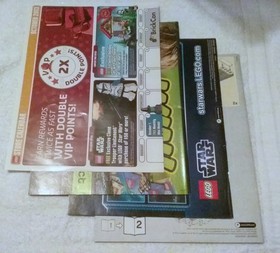 Lego Star Wars R2-D2 Instruction Manuals 1 2 & 3 for Set 10225 Used