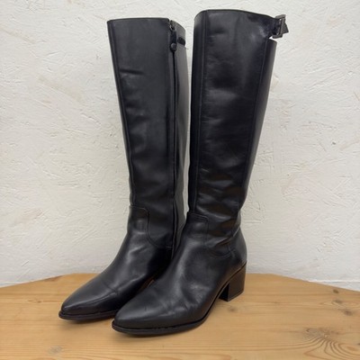 Geox Stiefel - Damen - schwarz - Gr. EU 36 / UK 4 - hoher Reißverschluß - Winter