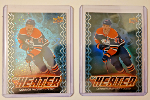 Connor McDavid Sparkle and Regular On A Heater 2024-25 Upper Deck S2