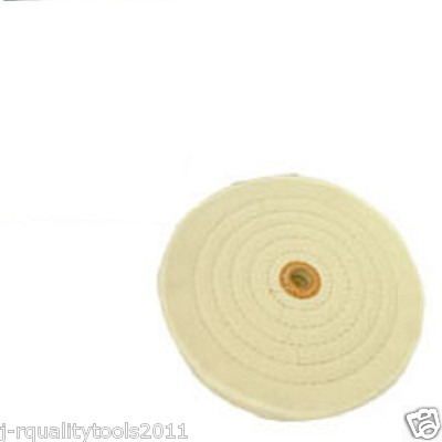 2 PACK 6'' BUFFING SOFT POLISHING BUFFER POLISH WHEEL FOR BENCH GRINDER