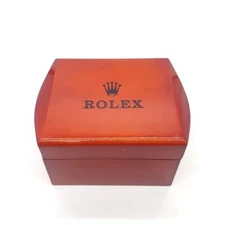 ROLEX Genuine Watch Storage Case Wooden Empty Box