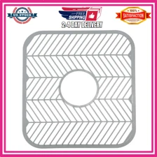 Kitchen Details Grid, Protects Dishware Plastic Sink Mat, 12"x 11"x 0.4"