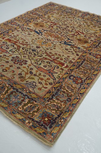 6 x 9 ft Gray Bidjar Oriental Afghan Hand Knotted Wool Transitional Area Rug - Picture 10 of 20