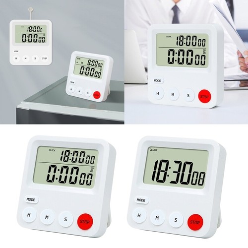 Countdown Timer with Magnet for Home Bedroom Office Alarm Clock Digital Timer - Picture 2 of 10