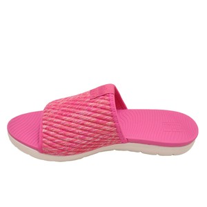 Fitflop ARTKNIT SLIDE Pink Mix Women's Comfort Slip On Sandals Q83-666 | eBay
