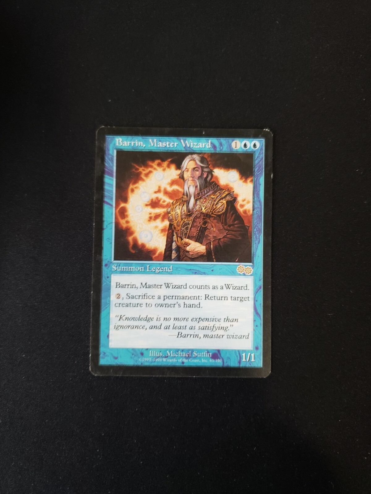 Barrin, Master Wizard - Urza's Saga - LP - MTG