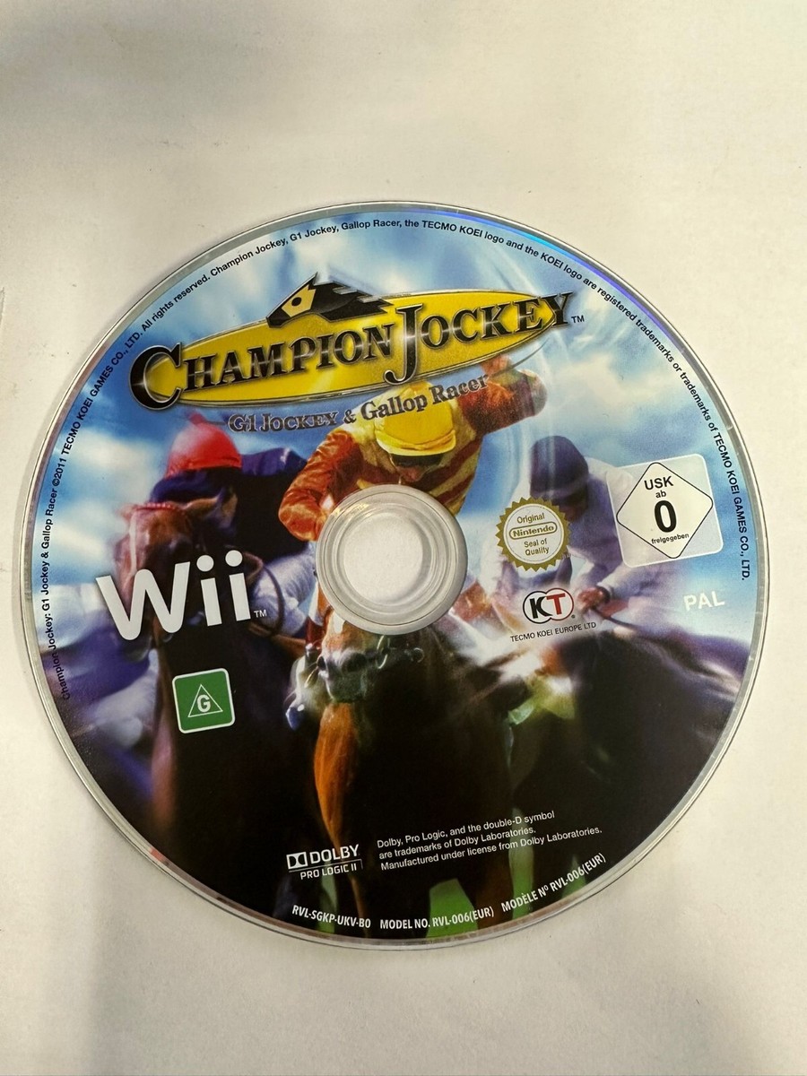 Champion Jockey G1 Jockey & Gallop Racer For Nintendo Wii