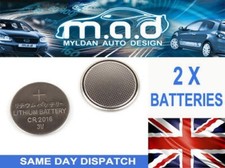 2X REMOTE KEY BATTERIES FOR CITROEN C1 C2 C3 C4 C5 C8 SAXO PICASSO XSARA CR1620