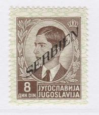DEUTSCHE BESETZUNG SERBIEN German Occupation SERBIA 1941 8d MNH** A27P33F24097