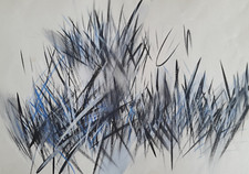 Aquarelle orig sign Jacques Barbier Abstrait Germain Hartung Marfaing Baltazar