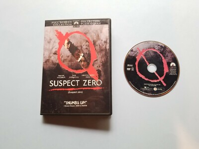 Suspect Zero (DVD, 2005, Full Frame)