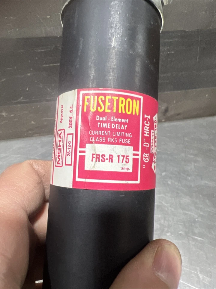 Fusible Fusetron FRS-R-175 Nos excedente Foto 2 de 4
