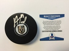 Alex Tuch Signed Autographed Las Vegas Golden Knights Puck Beckett BAS COA c
