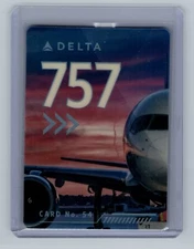 Delta Air Lines Pilot Collectible Trading Card Boeing 757-300 No. 54