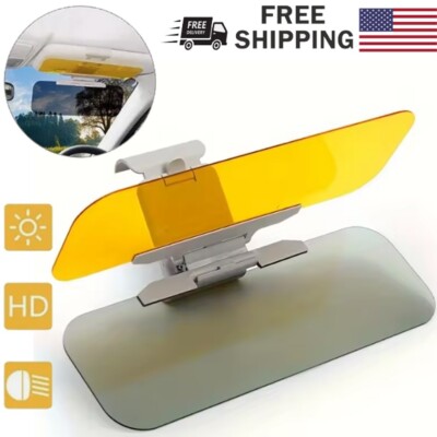 Car Sun Visor Extension Car Anti Glare Driving HD Tac Visor For Day/Night NEW