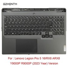 New For Lenovo Legion Pro 5 16IRX8 ARX8 Palmrest w/ Backlit Keyboard 5CB1L30890