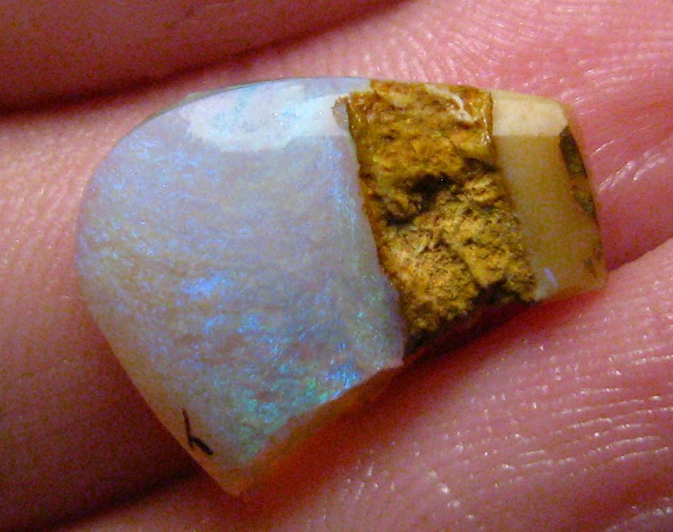 Opale boulder brute taille de cabochon création bijoux 5.8cts - 2