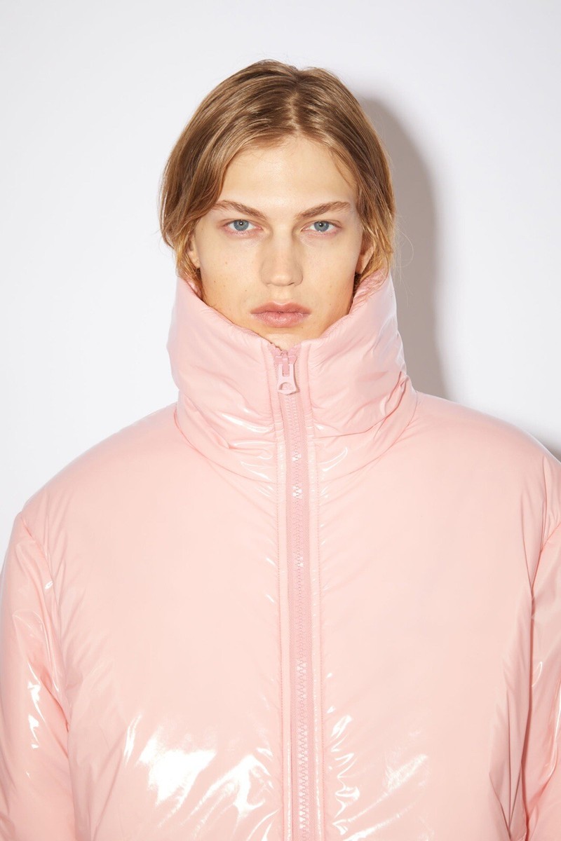 SALE✨ACNE studios✨ ピンクベージュパーカー✨ Acne Studios // Pink Face Logo Hoodie – VSP Consignment