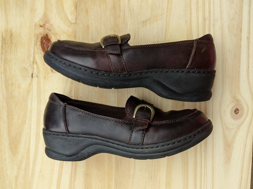 Clarks Bendables 39270 Brown leather Mary Jane loafer Size 8M great condition - Picture 6 of 7