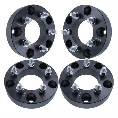 Set Of 4 Wheel Adapters - 5x127 To 5x114.3, 25mm (1") Thick, Silver Aluminum 10 thumbnail image