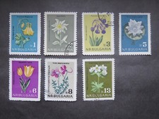 Bulgarien 1963 Mi-Nr. BG 1407 - 1412 1414 Blumen flowers gestempelt