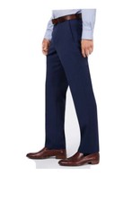 Vince Camuto Men's 38W 32L Blue Slim Fit Wool Suit Dress Pants Trousers New Nwt