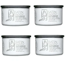 Pack Of 4 Satin Smooth Zinc Oxide Wax 14 Oz