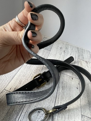 Hellschwarz Geldbeutel Riemen Ersatz Crossbody Messing Schnalle verstellbar - Bild 4 von 7