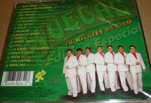 Los Muecas Edicion Especial 18 KIlates de oro CD New Nuevo Sealed - Bild 2 von 2