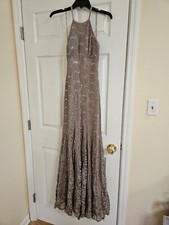 Junior's formal prom sequin dress evening party mermaid long Maxi