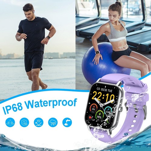 Smart Watch For Men/Women Waterproof Smartwatch Bluetooth For iPhone Samsung - Picture 20 of 31