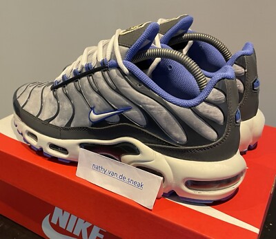 2022 DEADSTOCK NIKE AIR MAX PLUS TN GREY BLUE ‘SOCIAL FC’ TRAINERS  UK 10 UK