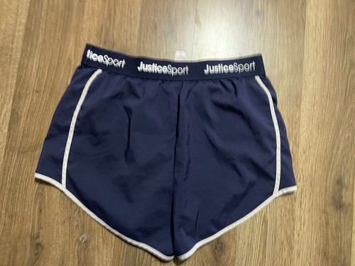 Justice Shorts, Girl's Size Large, Blue Purple White Green, Pull On, Athletic - Picture 2 of 10