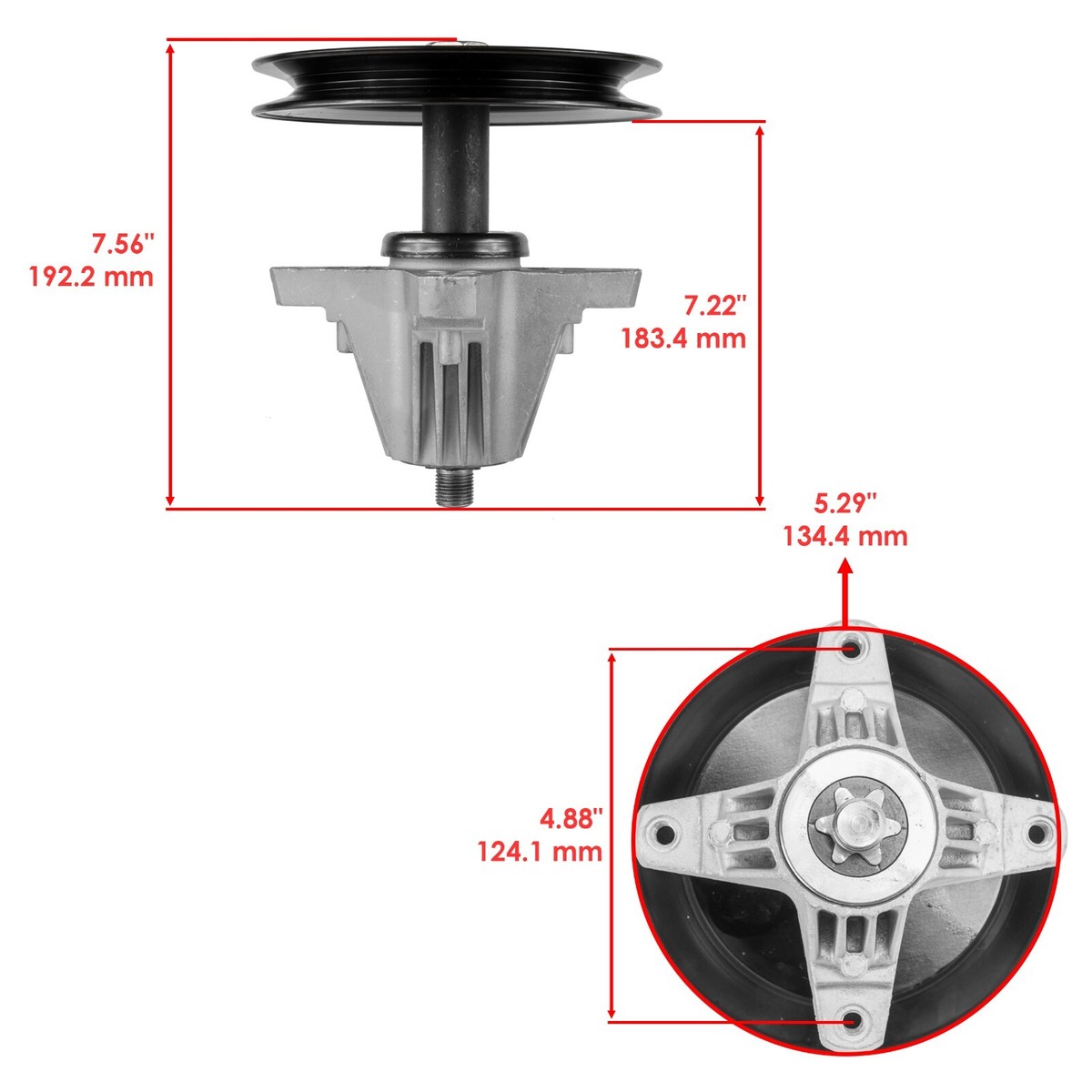 Caltric 918-05078A 618-05078 Spindle Assembly For Cub Cadet Troy
