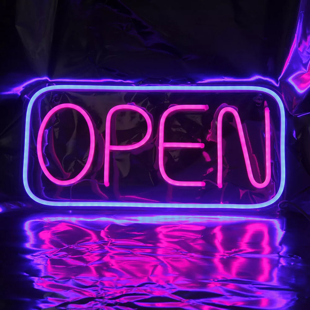 Neon window lights deals