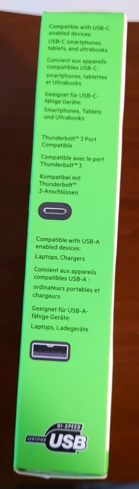 Belkin USB-C to USB-A | 6FT |1.8M Charge & Sync Cable - Black - Image 3 of 4