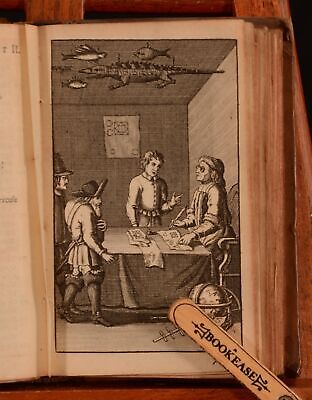 1710 Hudibras In Three Parts Samuel Butler Pocket Sized Illustrated Early officiel Ed