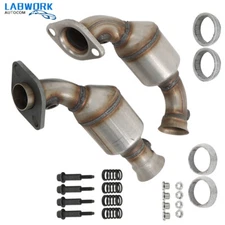 For 2002 2003 Jeep Liberty 3.7L Catalytic Converters Front Driver+Passenger Side