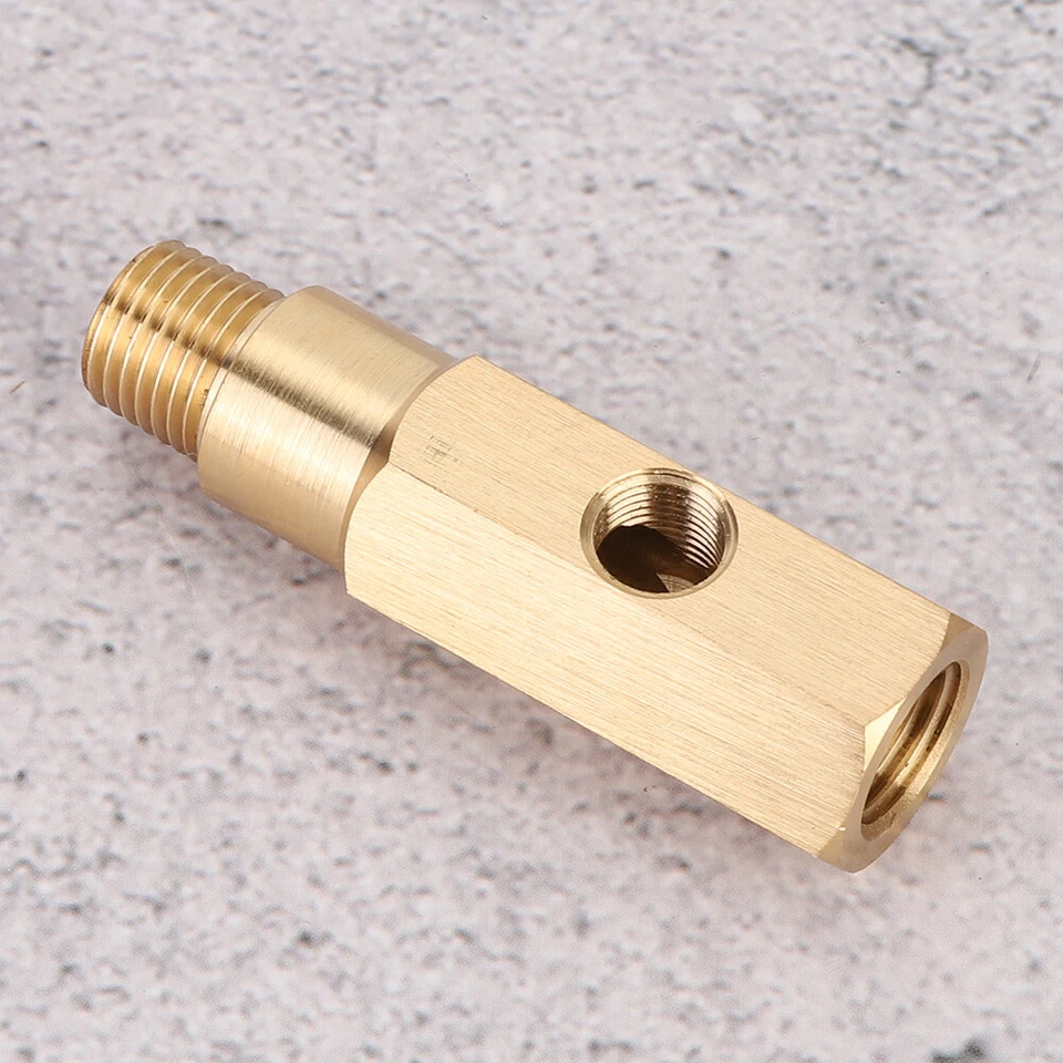 Adaptador de manómetro de presión de aceite caliente 1/4 NPT latón pieza en T transmisor apto para Ford Falcon Foto 3 de 4